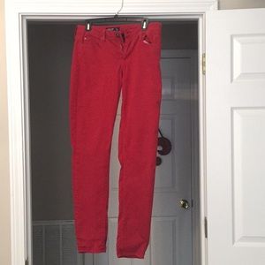 Just USA red skinny jeans
